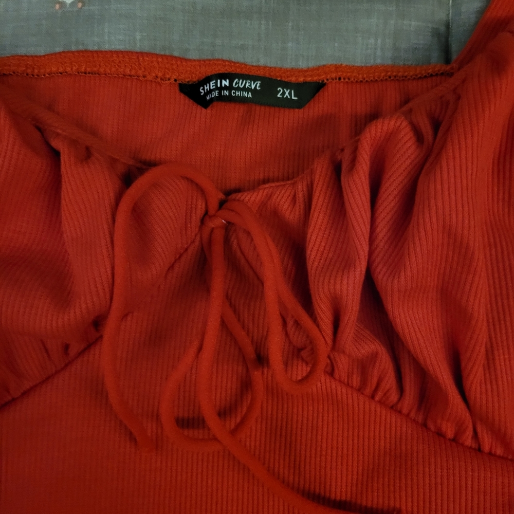 Red Crop Top - Picture 3 of 3